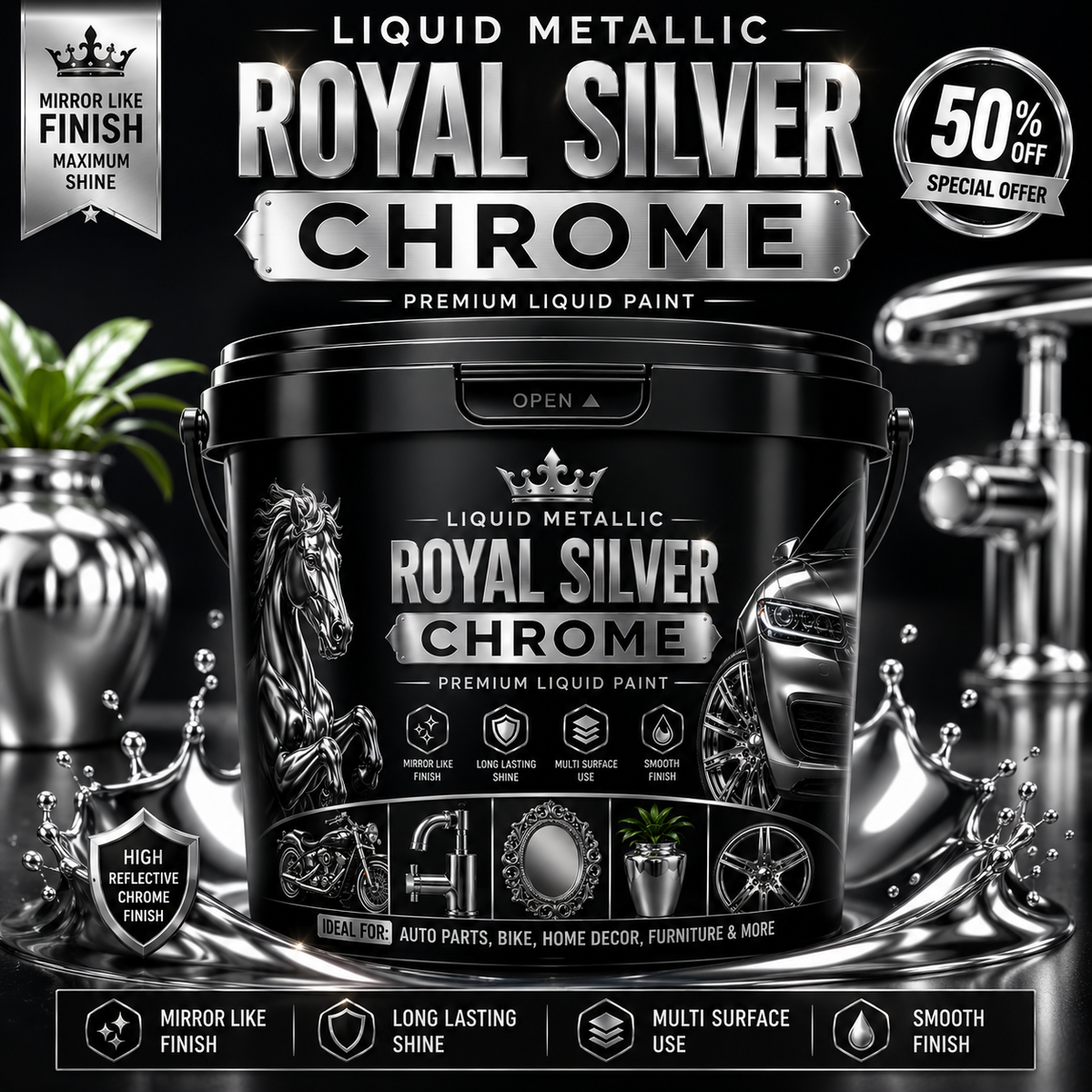 Royal Silver Paint