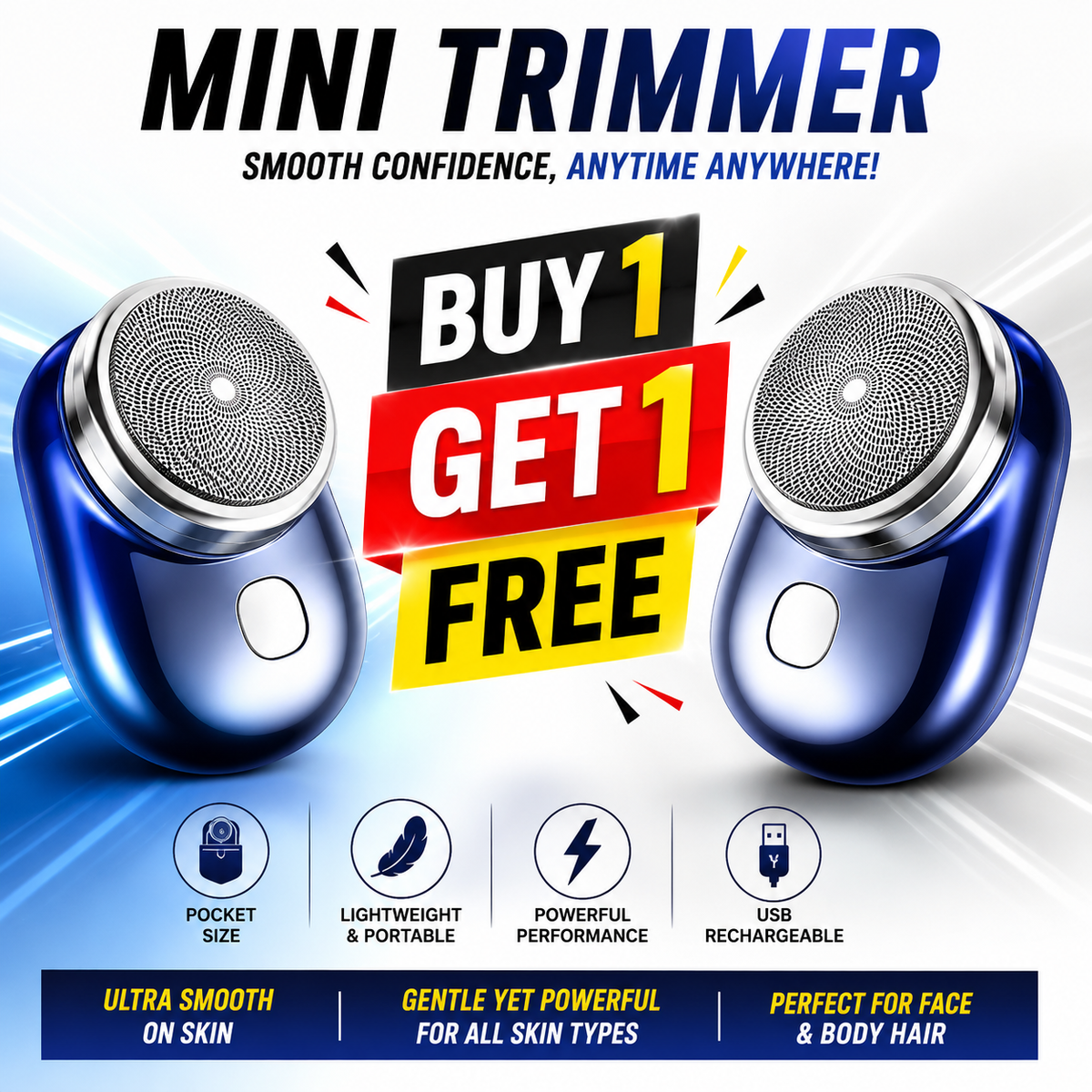 Mini Portable Shaver ⚡