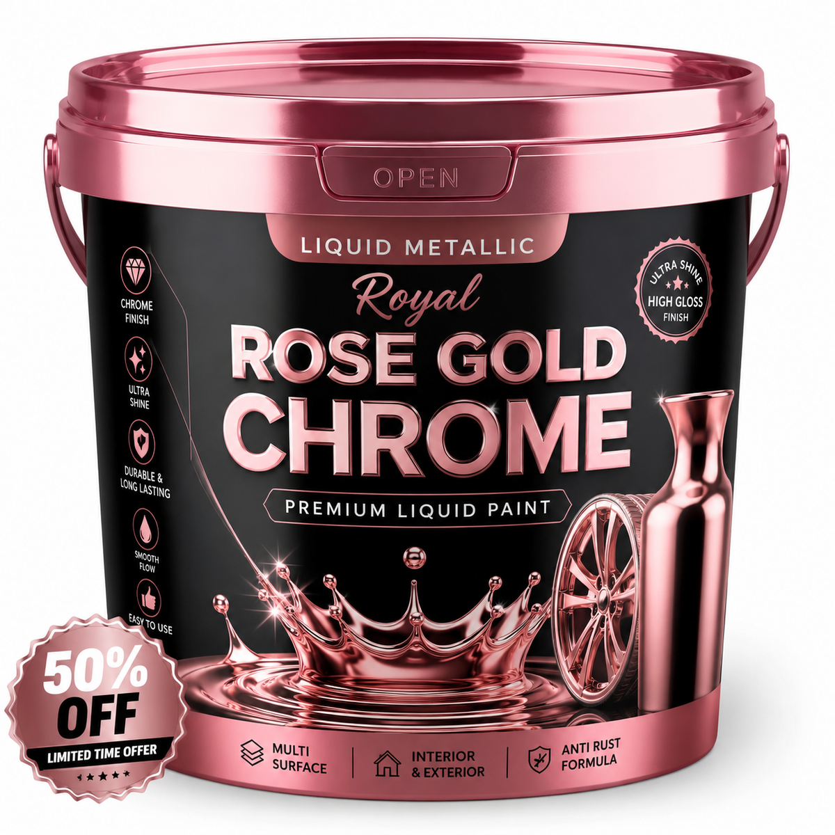 ROSE GOLD PAINT 🌹