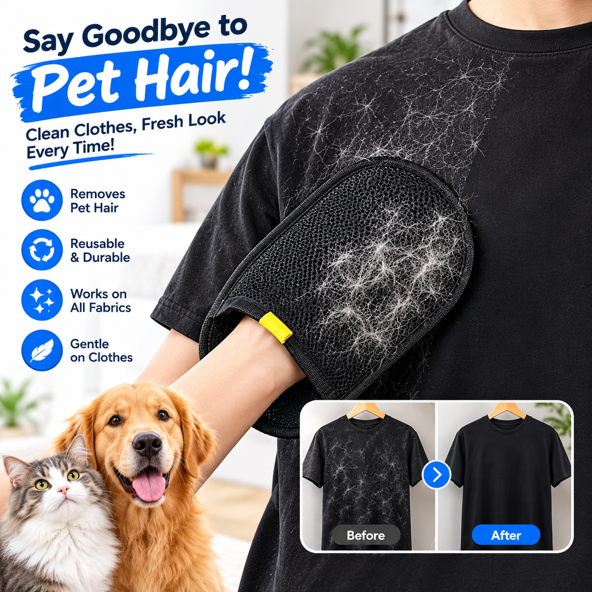 Pet Hair Removal Glove ✨BUY 1 GET 1 FREE🐾