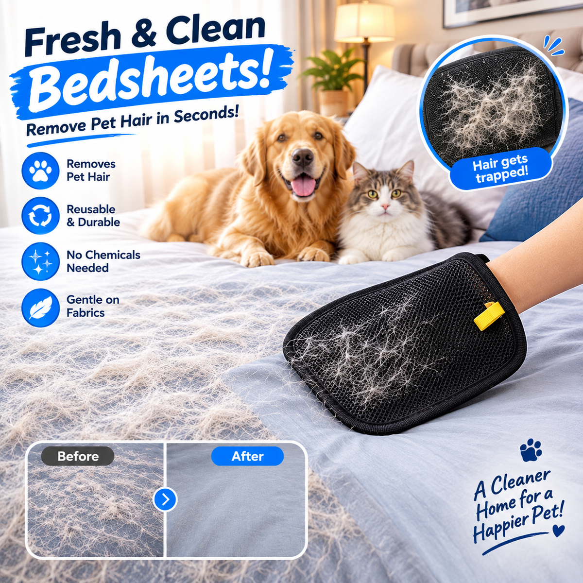 Pet Hair Removal Glove ✨BUY 1 GET 1 FREE🐾