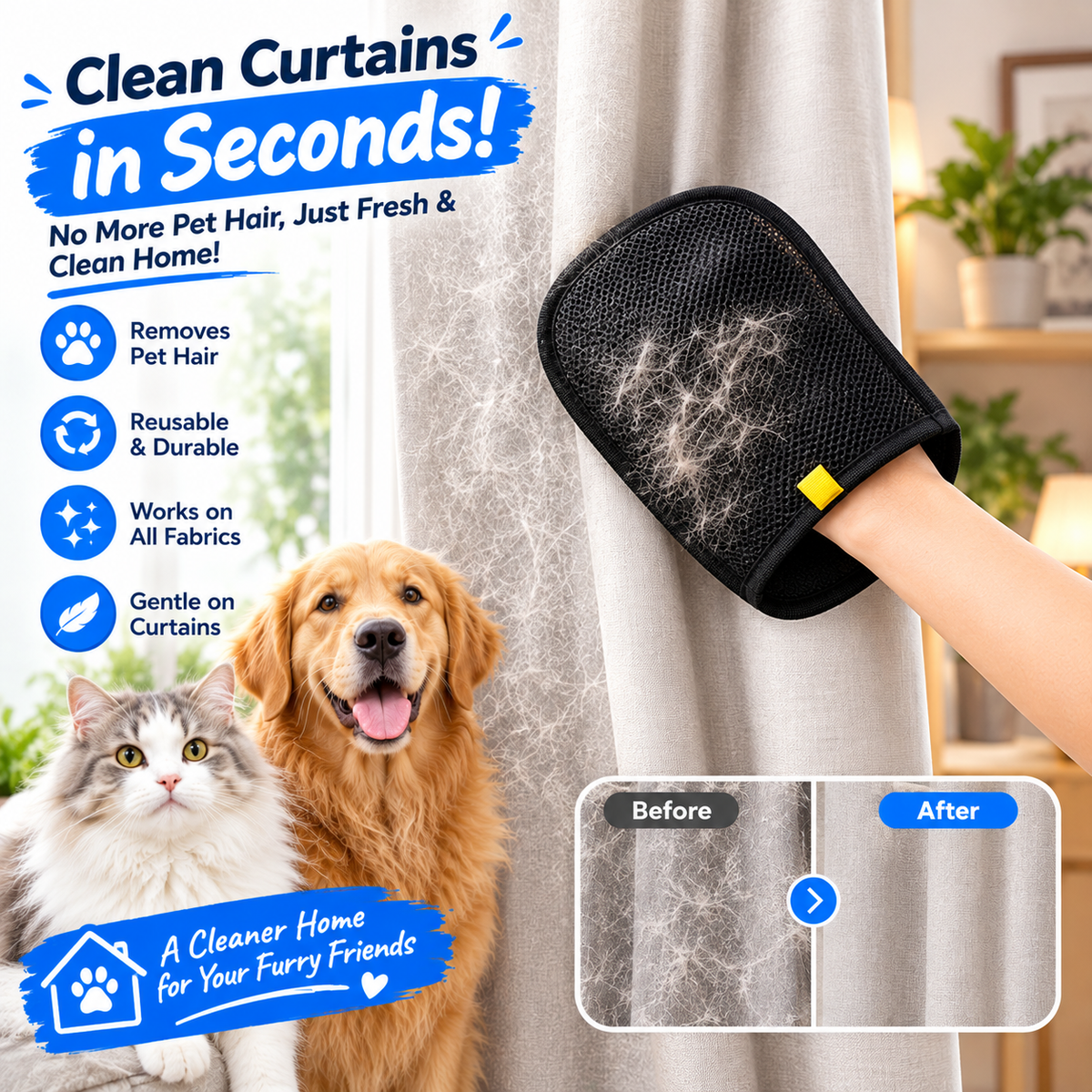 Pet Hair Removal Glove ✨BUY 1 GET 1 FREE🐾