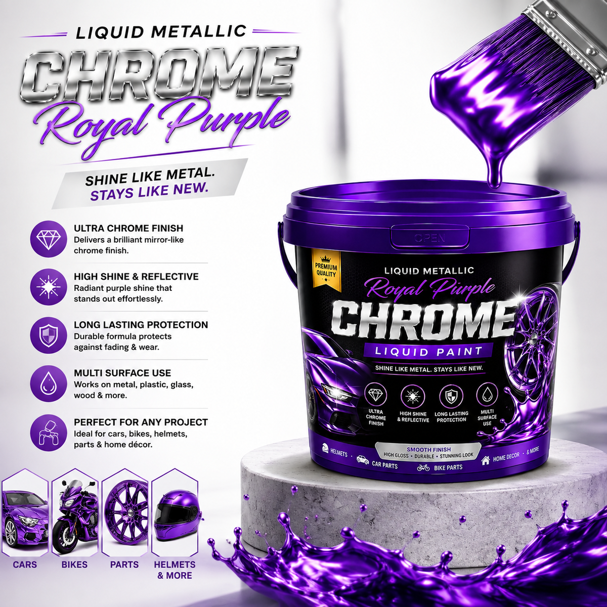 Royal Purple Paint Tub 💜
