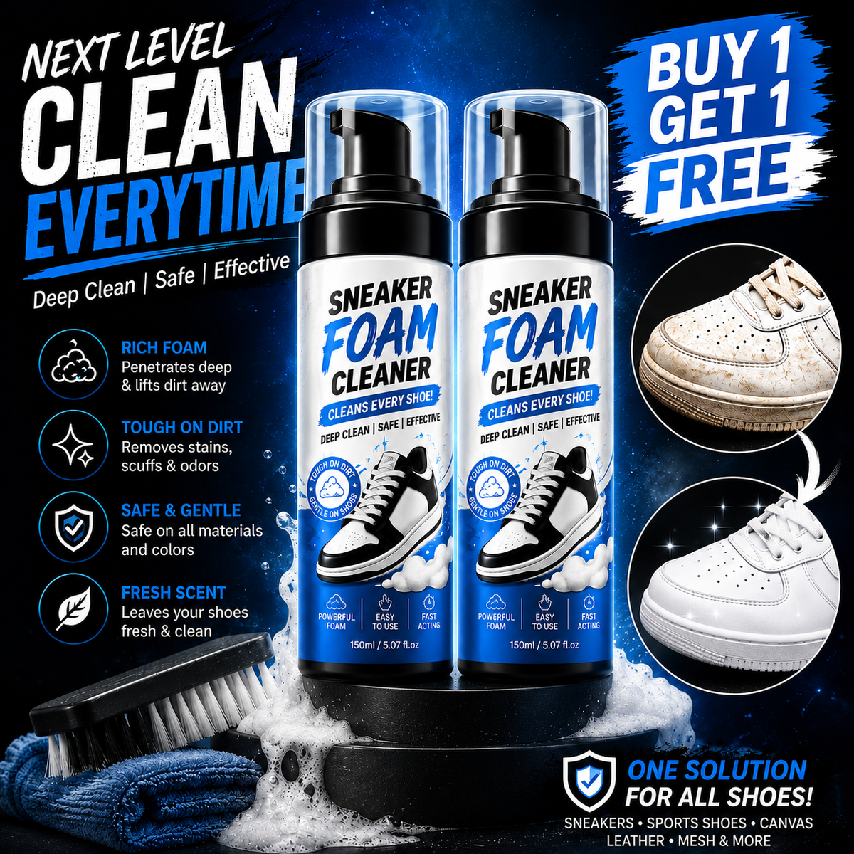 Sneaker Foam Cleaner 👟BUY 1 GET 1 FREE💫