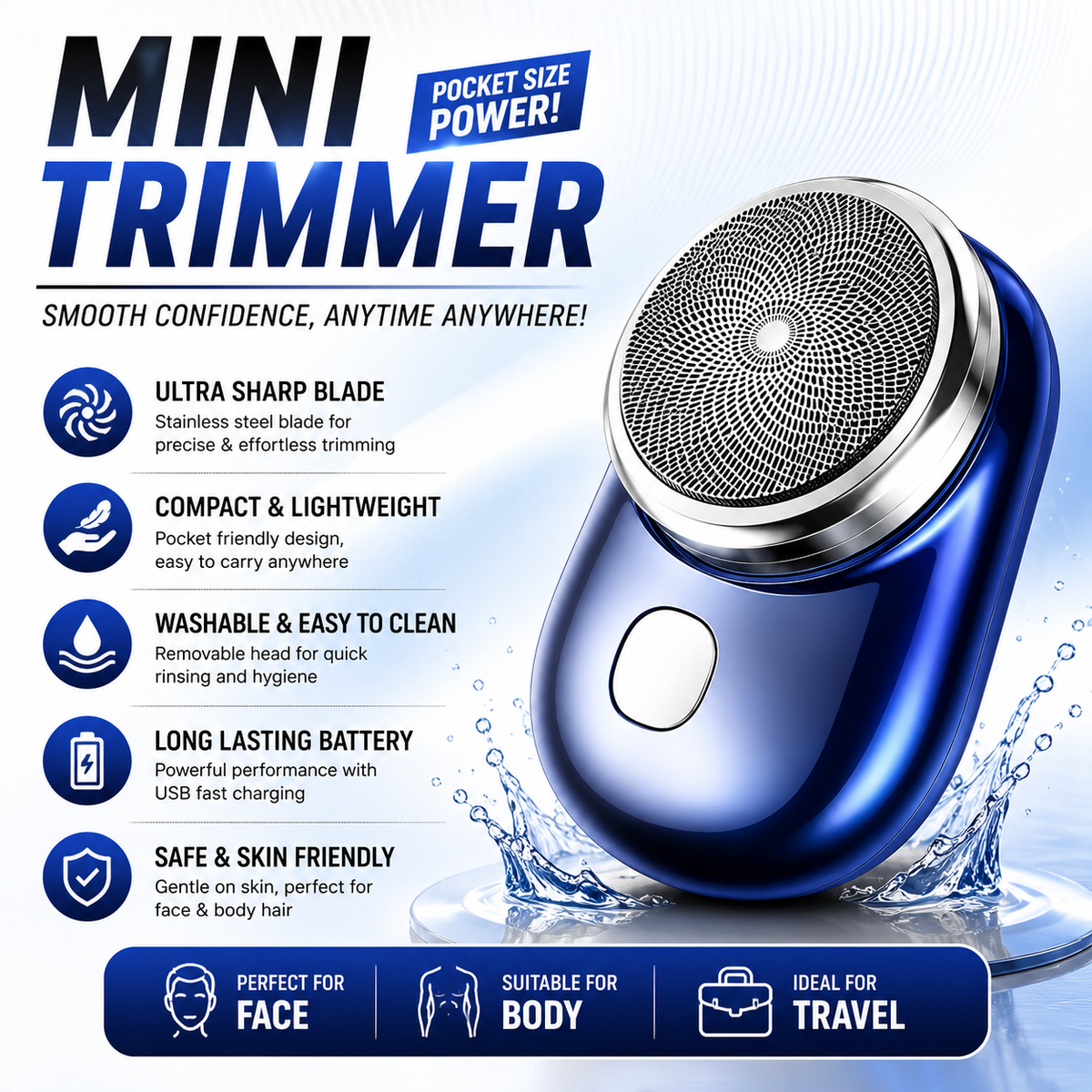 Mini Portable Shaver ⚡